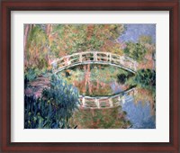 Framed Japanese Bridge, Giverny, 1892