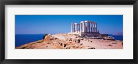 Framed Poseidon Cape Sounion Greece
