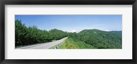 Framed Newfound Gap road, Great Smoky Mountains National Park, Tennessee