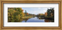 Framed Lake in a forest, Mount Desert Island, Hancock County, Maine, USA