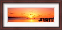 Framed Ocean sunset Bahamas