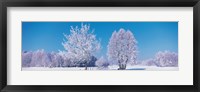 Framed Winter scenic Germany