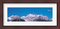 Framed Mountain Range, Engadin Switzerland