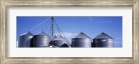 Framed Grain storage bins, Nebraska, USA