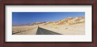 Framed Road passing through mountains, Death Valley National Park, California, USA