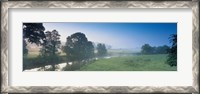 Framed Taw River near Barnstaple N Devon England