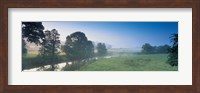 Framed Taw River near Barnstaple N Devon England