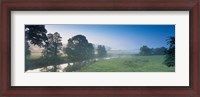 Framed Taw River near Barnstaple N Devon England