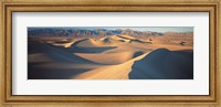 Framed Sunset Mesquite Flat Dunes Death Valley National Park CA USA