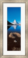 Framed Mt Matterhorn & Riffel Lake Switzerland
