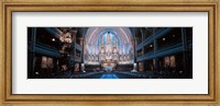 Framed Notre-Dame Basilica Montreal Quebec Canada