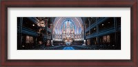 Framed Notre-Dame Basilica Montreal Quebec Canada