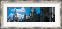 Framed Victoria Tower & Big Ben London England