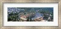Framed Odeon tu Herodu Attku the Acropolis Athens Greece