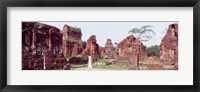 Framed Ruins of temples, Champa, My Son, Vietnam