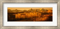 Framed Dallas Divide, San Juan Mountains, Colorado (sepia)