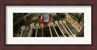 Framed Water ladles in a shrine, Fushimi Inari-Taisha, Fushimi Ward, Kyoto, Kyoto Prefecture, Kinki Region, Honshu, Japan