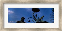 Framed Low angle view of statue of Daibutsu Great Buddha, Kotoku-in Temple, Kamakura, Kanagawa Prefecture, Kanto Region, Japan