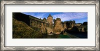 Framed Low angle view of a castle, Chateau de Fougeres, Fougeres, Ille-et-Vilaine, Brittany, France