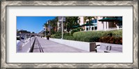 Framed Buildings along a walkway, Garrison Channel, Tampa, Florida, USA