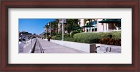 Framed Buildings along a walkway, Garrison Channel, Tampa, Florida, USA