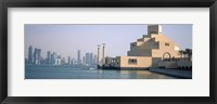 Framed Museum at the waterfront, Museum Of Islamic Arts, Doha, Ad Dawhah, Qatar