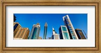 Framed Low angle view of buildings, Dubai, United Arab Emirates