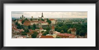 Framed High angle view of a townscape, Old Town, Tallinn, Estonia