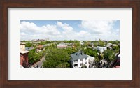 Framed High angle view of buildings in a city, Wentworth Street, Charleston, South Carolina, USA