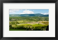 Framed High angle view of a field, Sault, Vaucluse, Provence-Alpes-Cote d'Azur, France