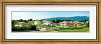 Framed High angle view of houses, Ansouis, Vaucluse, Provence-Alpes-Cote d'Azur, France