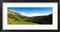 Framed From Washington Gulch Road looking southeast towards, Crested Butte, Gunnison County, Colorado, USA