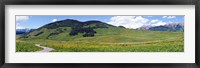 Framed Looking west from Gothic Road just north of Mount Crested Butte, Gunnison County, Colorado, USA