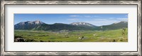 Framed Crested Butte, Gunnison County, Colorado