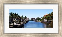 Framed Waterfront homes in Naples, Florida, USA
