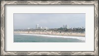 Framed Santa Monica Beach, Santa Monica, Los Angeles County, California, USA
