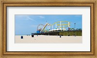 Framed Pacific park, Santa Monica Pier, Santa Monica, Los Angeles County, California, USA