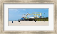 Framed Pacific park, Santa Monica Pier, Santa Monica, Los Angeles County, California, USA