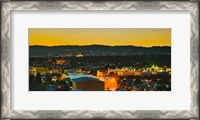Framed Los Angeles, California Lit Up at Night