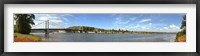 Framed Bridge across a river, Tain-l'Hermitage, Rhone River, Rhone-Alpes, France