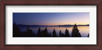 Framed Lake Tahoe, California