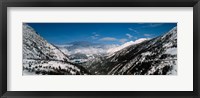 Framed Snowcapped mountains and Forests, Switzerland