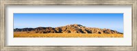 Framed Rock formations in a desert, Turkey Flats, Joshua Tree National Park, California, USA