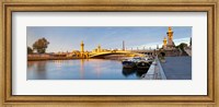 Framed Bridge across the river, Pont Alexandre III, Seine River, Paris, Ile-De-France, France