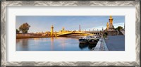 Framed Bridge across the river, Pont Alexandre III, Seine River, Paris, Ile-De-France, France