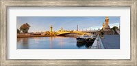 Framed Bridge across the river, Pont Alexandre III, Seine River, Paris, Ile-De-France, France