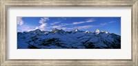 Framed Swiss Alps from Gornergrat, Switzerland