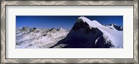 Framed Swiss Alps from Klein Matterhorn, Switzerland