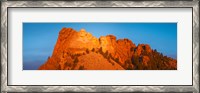 Framed Low angle view of a monument, Mt Rushmore, South Dakota