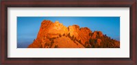 Framed Low angle view of a monument, Mt Rushmore, South Dakota